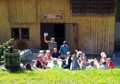Geselliges Törggelen in Bickel‘s Mostschenke in Laterns
