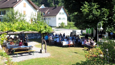Grillhock des Seniorenbundes beim Schlössle