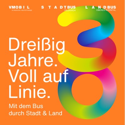 30 Jahre Mobilität – Landbus Oberes Rheintal feiert Geburtstag