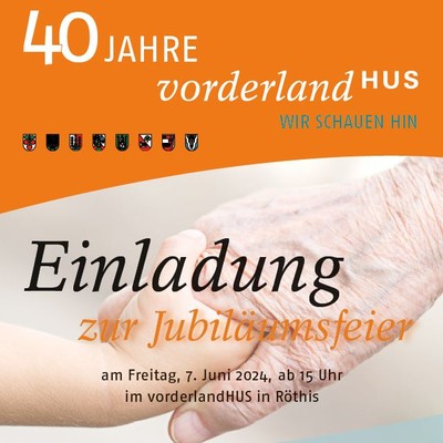 40 Jahre Vorderlandhus am 7. Juni 2024