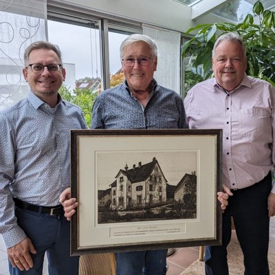 Ehrung Alt-Vize-Bürgermeister Kurt Baldauf