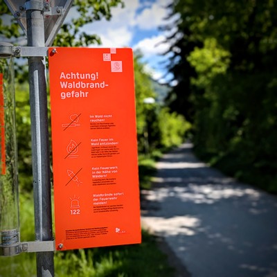 Erhöhte Waldbrandgefahr durch Trockenheit