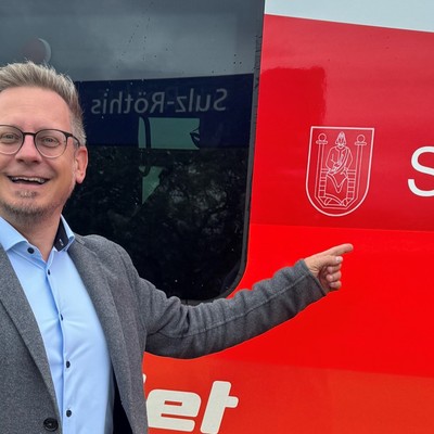 Gemeinde Sulz auf Schiene