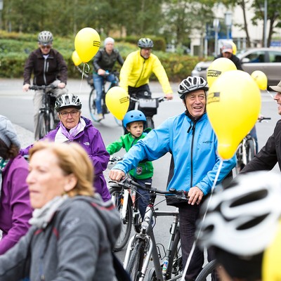 Regio-Sternfahrt nach Rankweil eröffnet Fahrradsaison 2023