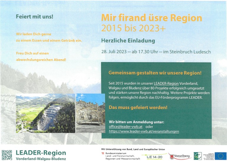 Einladung © Leader Region