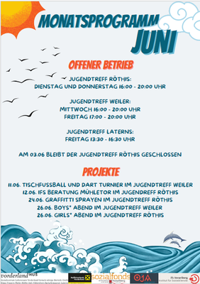 Monatsprogramm Juni