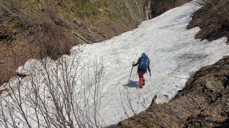 Schneefeld queren © Sicheres Vorarlberg