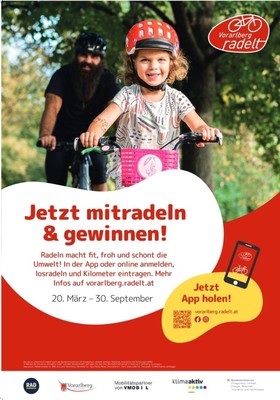 Vorarlberg radelt wieder los! Jetzt mitmachen und gewinnen! Vorarlberg radelt wieder los! Jetzt mitmachen und gewinnen!