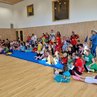 Die mutigen Kinder der Kinderbetreuung