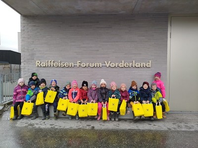 Besuch in der Raiffeisenbank