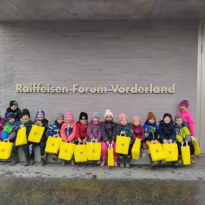 Besuch in der Raiffeisenbank