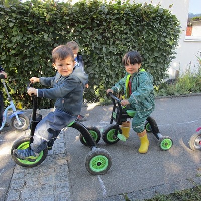 Kindergartenbeginn in der "Sonnenblumen Gruppe"