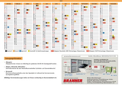 NEU: Müllkalender 2025