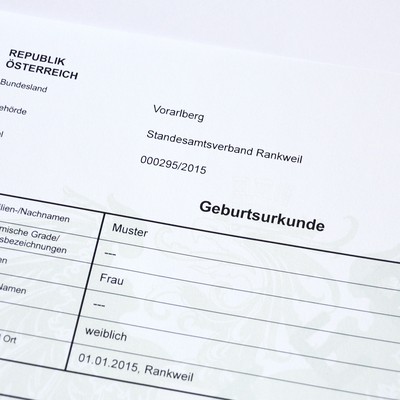 Geburtsurkunde