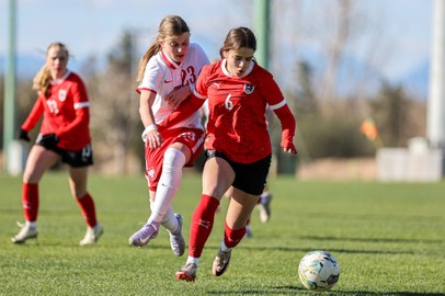 Anna Osl im Länderspieleinsatz