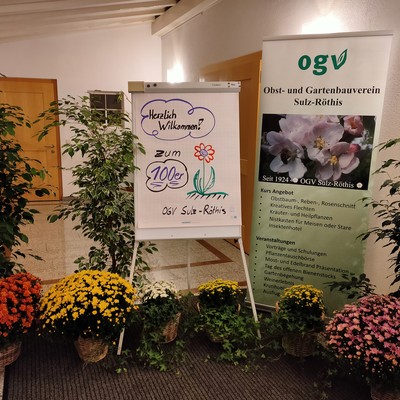 100 Jahre OGV Sulz-Röthis - Generalversammlung und Jubiläumsfeier am Samstag, 12. Oktober 2024