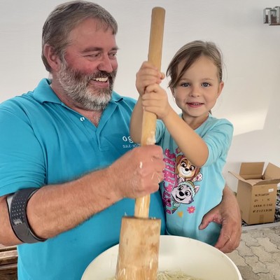 Krutihobla des OGV Sulz-Röthis am Sa. 30.9.2023 bei der Mittelschule Sulz-Röthis