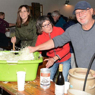 Krutihobla und a Höckle am Samstag 1.10.2022 beim Schlössle in Röthis