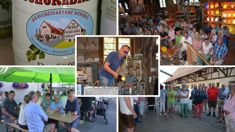 OGV Sulz-Röthis Ausflug zum Brauereigasthof-Schöre und Glasmacherdorf Schmidsfelden
