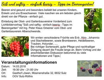 Süß und saftig – einfach beerig – Tipps im Beerengarten!