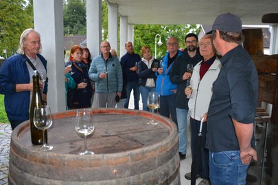 Torkelbaum, Wein und Grappa am Mittwoch 11. September 2024 in Röthis