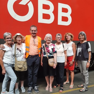 Besichtigung des Güterbahnhofs in Wolfurt und Einkehr im Subirerhof in Schwarzach