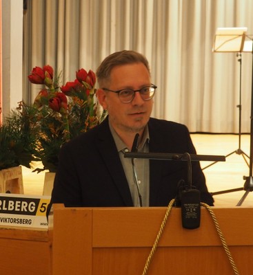 Der Bürgermeister von Sulz Michael Schnetzer