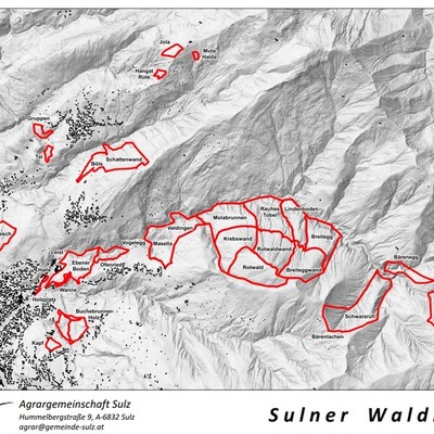 Sulner Waldkarte