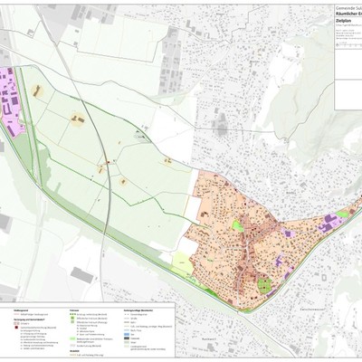 Erlassung des räumlichen Entwicklungsplanes (REP) der Gemeinde Sulz