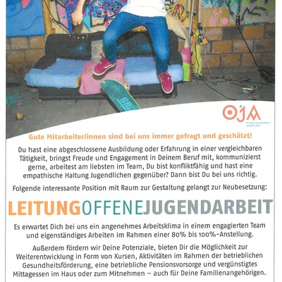 Stellenausschreibung Vorderlandhus