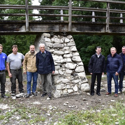 Betonpfeiler der Triftanlage werden erneuert