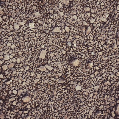 Sand und Kies durch Trift