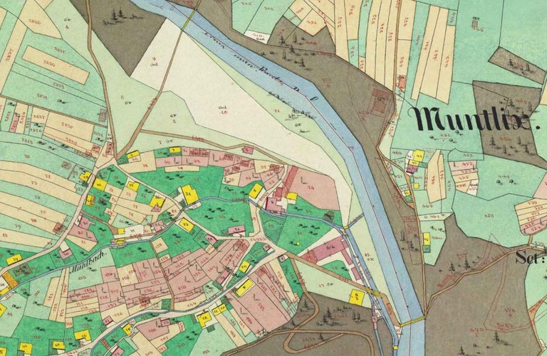 Ausdehnung Trift 1857