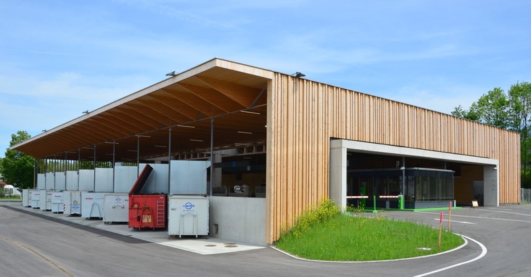 Das Abfallsammelzentrum Vorderland (Bildquelle: Regio Vorderland-Feldkirch)