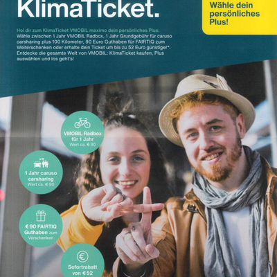 Dein Plus zum KlimaTicket.