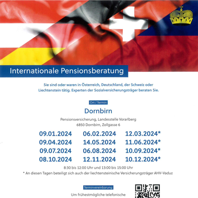 Internationale Pensionsberatung in Dornbirn