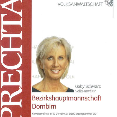 Sprechtag Volksanwältin Gaby Schwarz am 18. Jänner 2023
