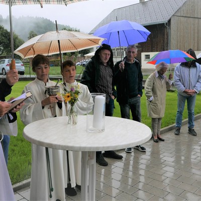 Patrozinium mit Pfarrgartensegnung