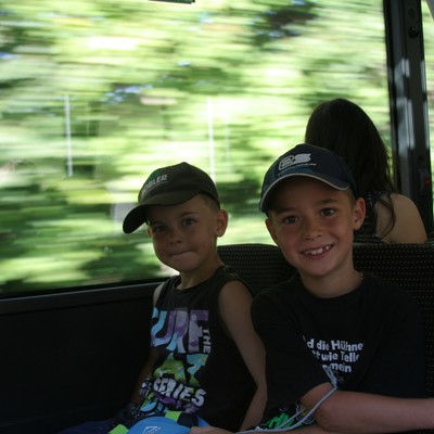 Besuch im Wildpark mit Pfarrer Peter