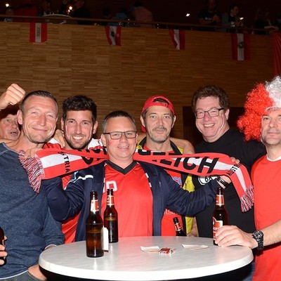 Public Viewing der Offenen Jugendarbeit Übersaxen