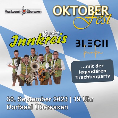 Oktoberfest Übersaxen am 30. September 2023