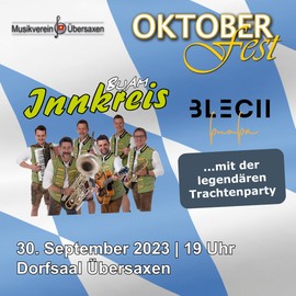Oktoberfest Übersaxen am 30. September 2023
