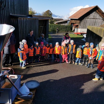 Erntedankfest Kindergarten Übersaxen