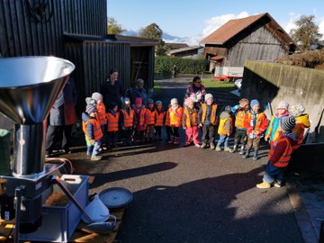 Erntedankfest Kindergarten Übersaxen