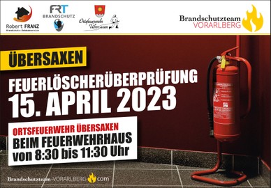 Feuerlöscher Überprüfaktion