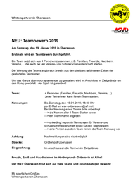 Schüler und Vereinsmeisterschaft mit Teambewerb