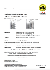 Schülerschimeisterschaft 2018