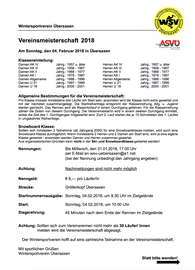 Vereinsrennen 2018