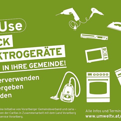 Re-Use-Truck am Montag, 27.03.2023 von 9:30 - 10:30 Uhr beim Dorfplatz Übersaxen