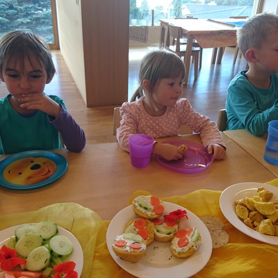 "Gesunde Jause" im Kindergarten